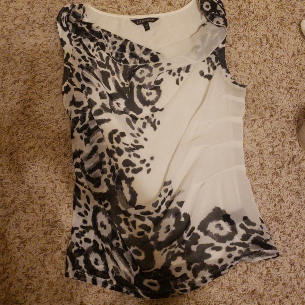 Express sleeveless blouse